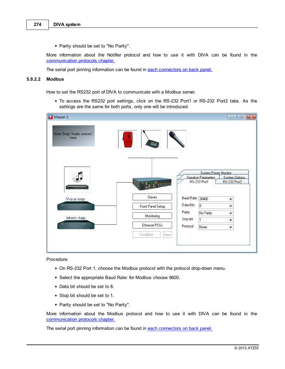 Modbus | ATEIS DIVA8G2 User Manual | Page 274 / 277
