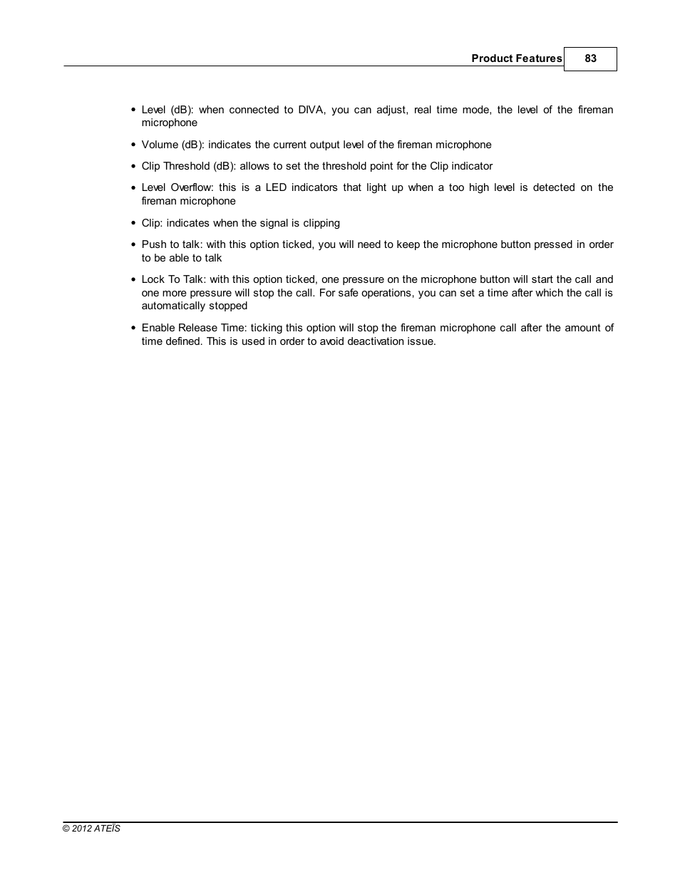 ATEIS DIVA8G2 User Manual | Page 83 / 277