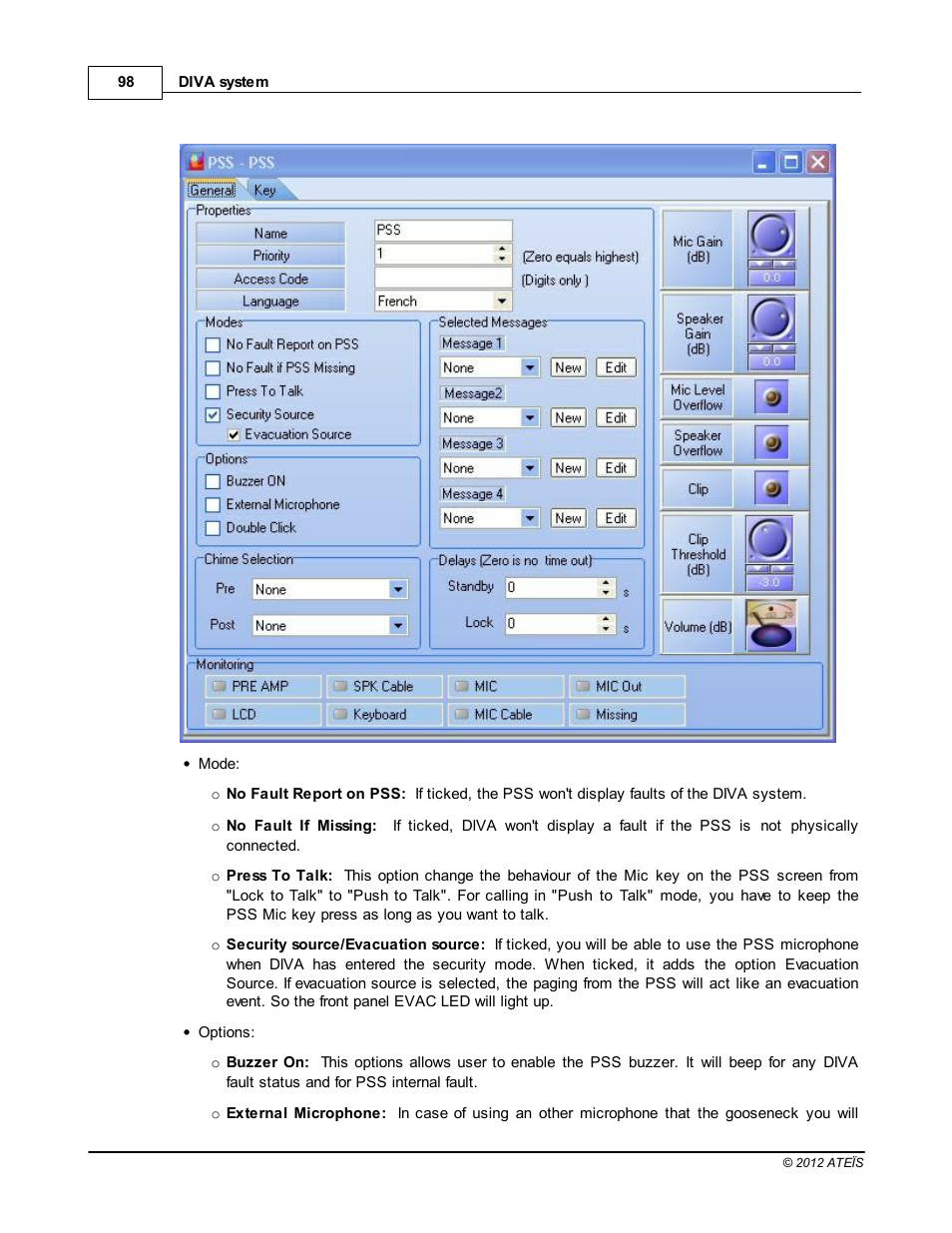 ATEIS DIVA8G2 User Manual | Page 98 / 277