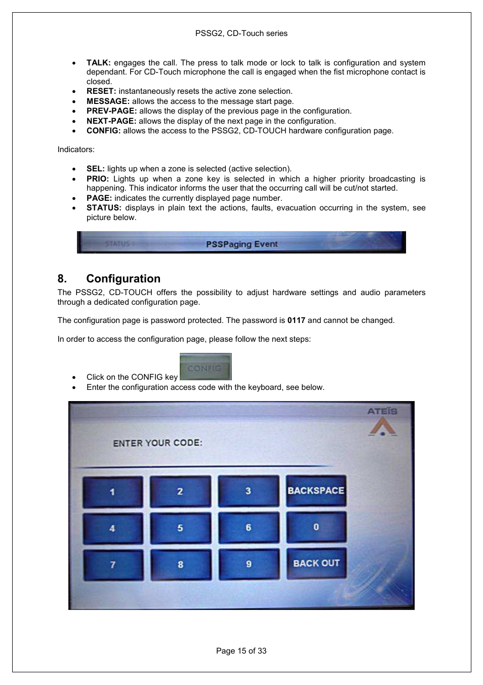 Configuration | ATEIS PSS-G2-xx User Manual | Page 15 / 33