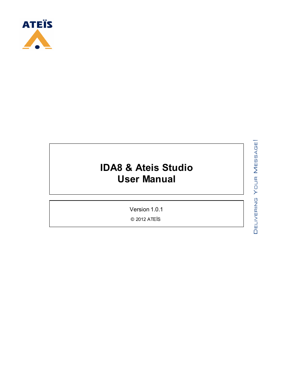 ATEIS IDA8C User Manual | 446 pages