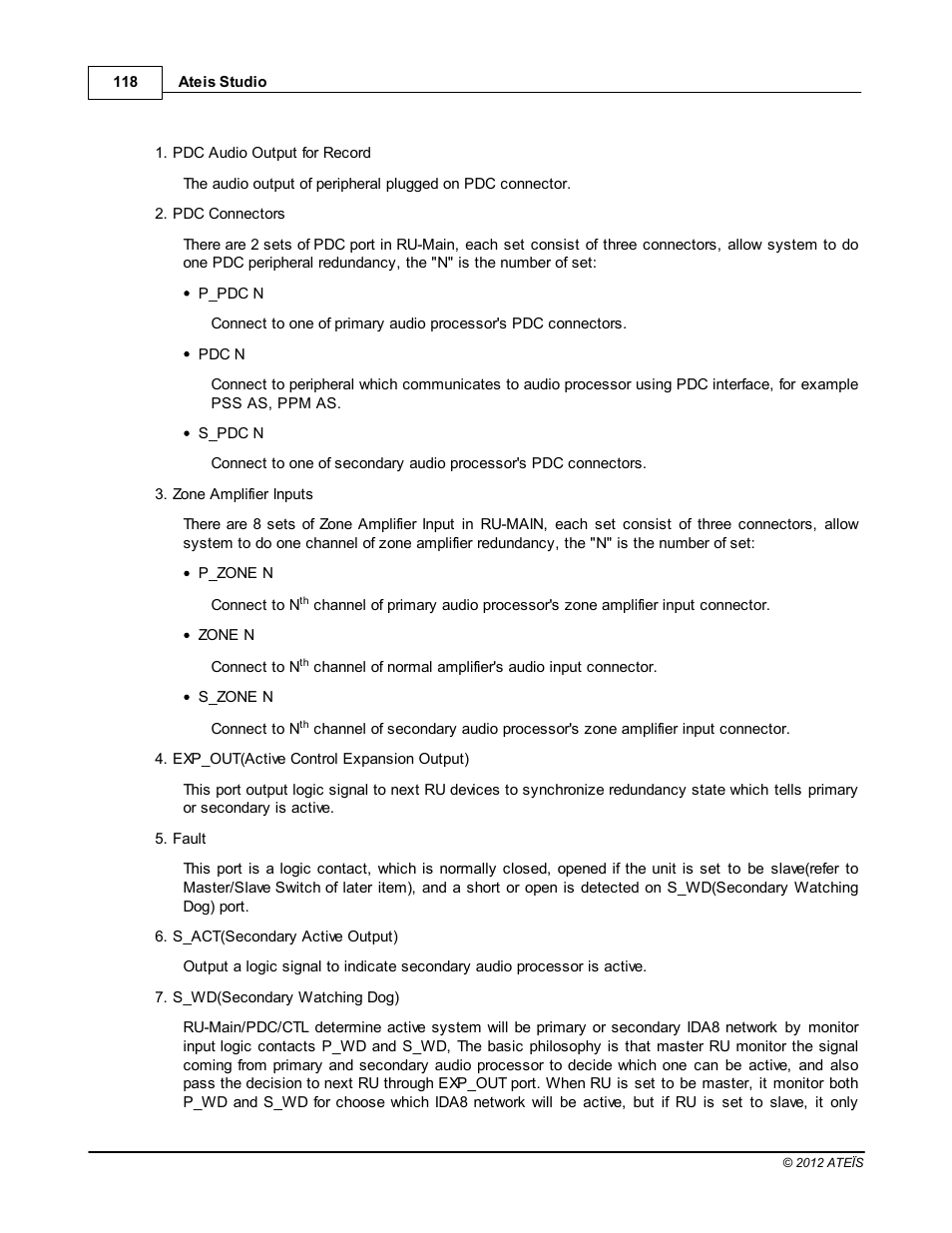 ATEIS IDA8C User Manual | Page 118 / 446