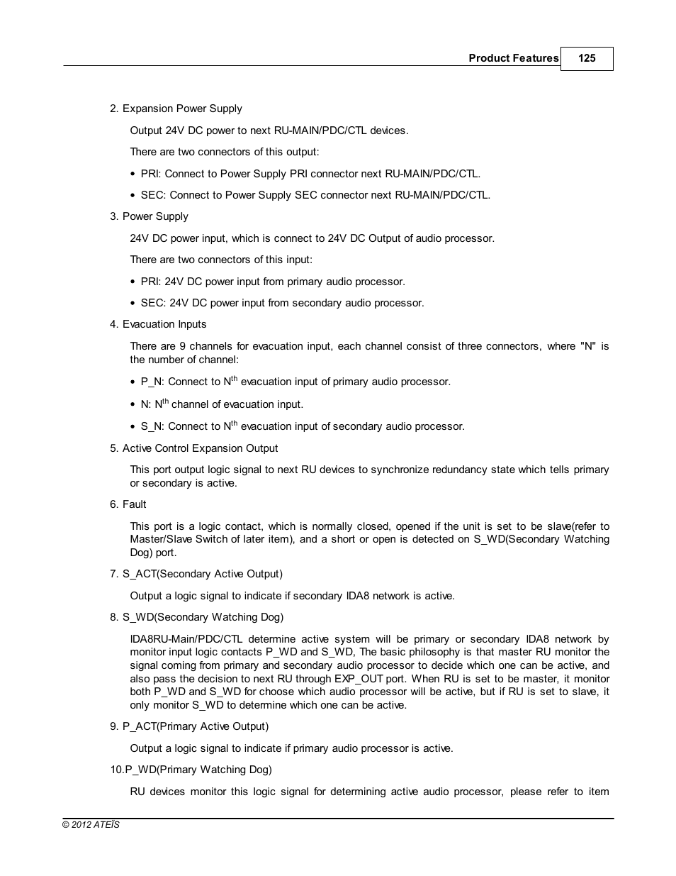 ATEIS IDA8C User Manual | Page 125 / 446