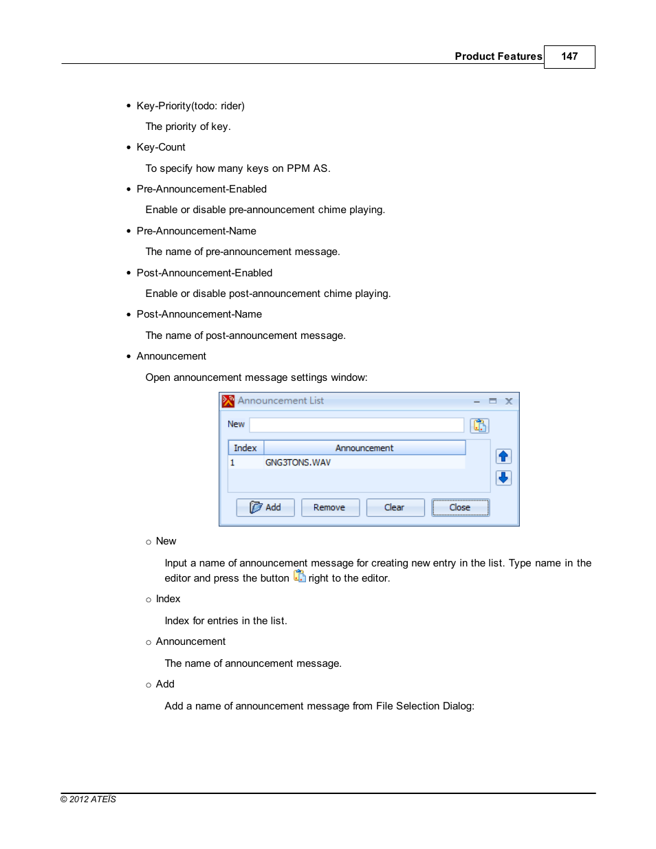 ATEIS IDA8C User Manual | Page 147 / 446
