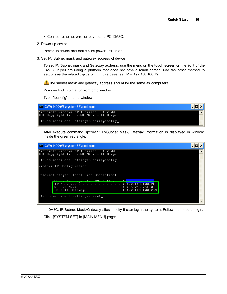 ATEIS IDA8C User Manual | Page 15 / 446