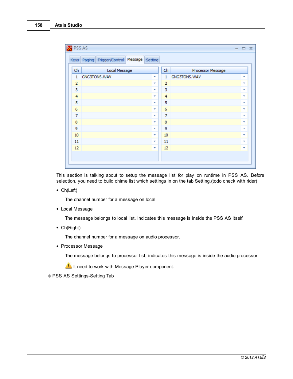 ATEIS IDA8C User Manual | Page 158 / 446