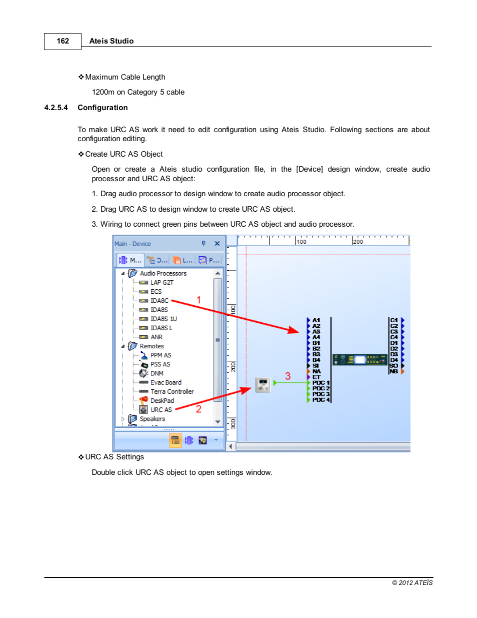 Configuration | ATEIS IDA8C User Manual | Page 162 / 446