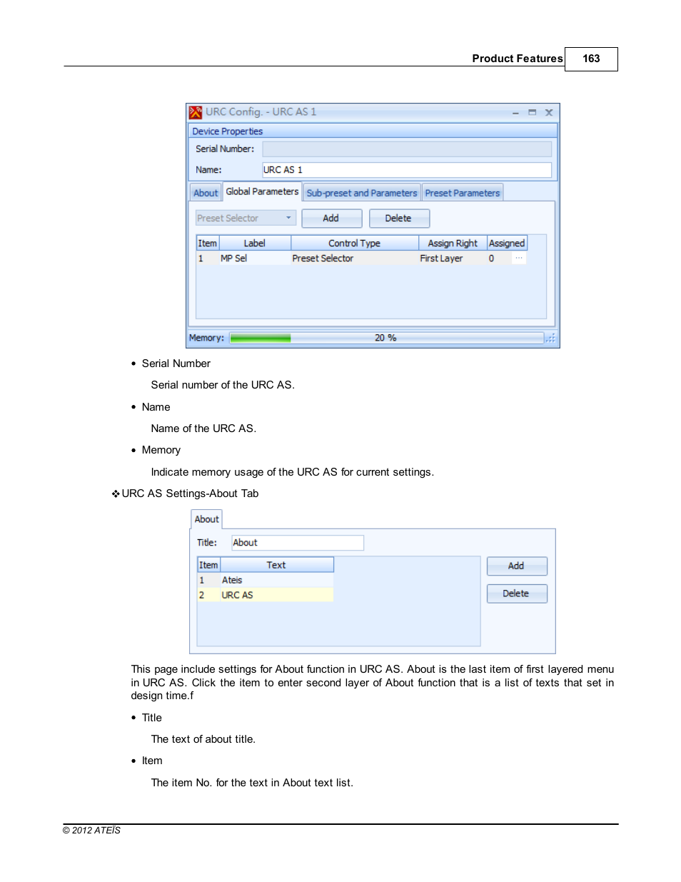 ATEIS IDA8C User Manual | Page 163 / 446