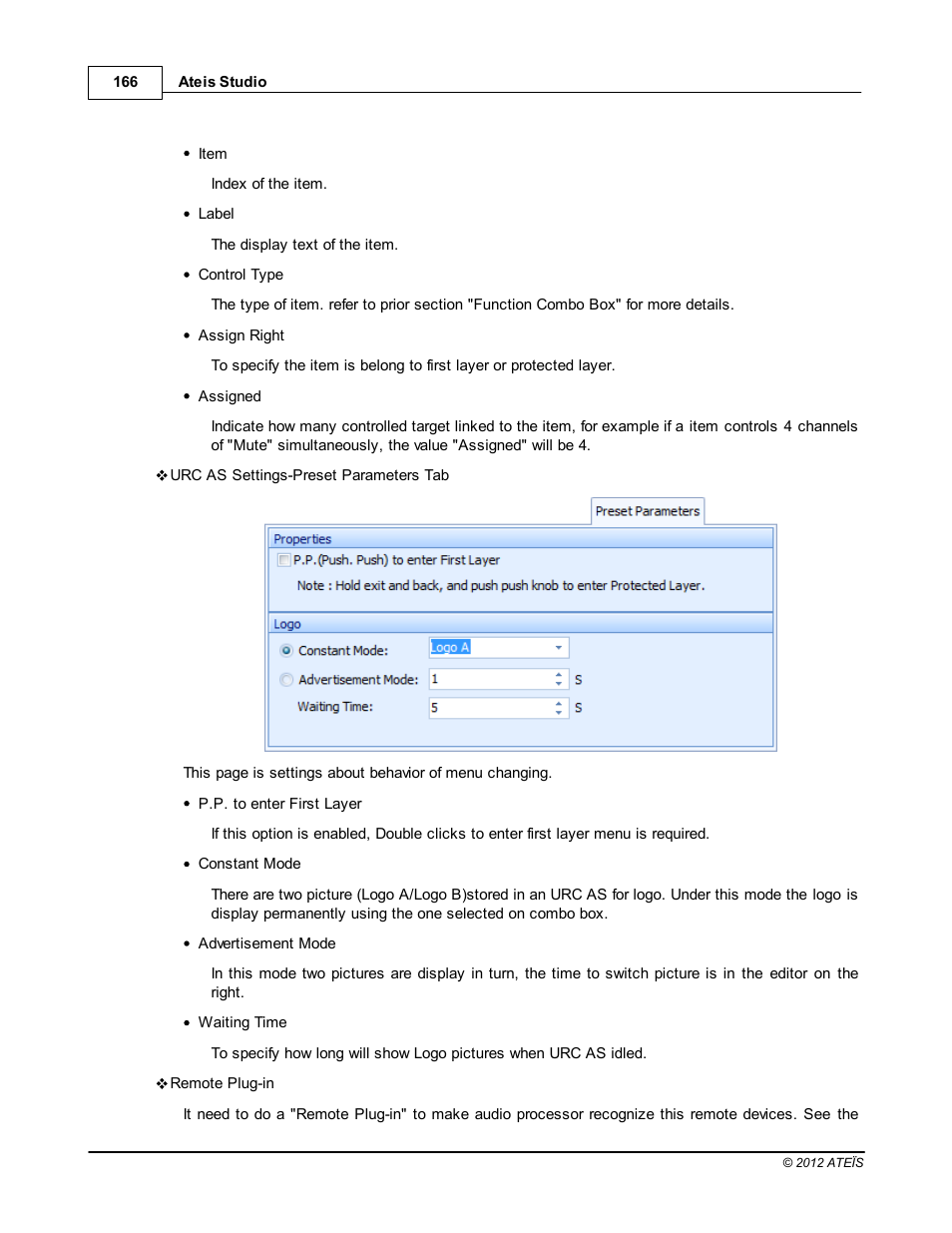 ATEIS IDA8C User Manual | Page 166 / 446