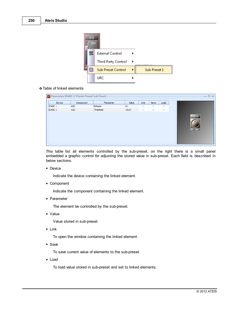 ATEIS IDA8C User Manual | Page 250 / 446