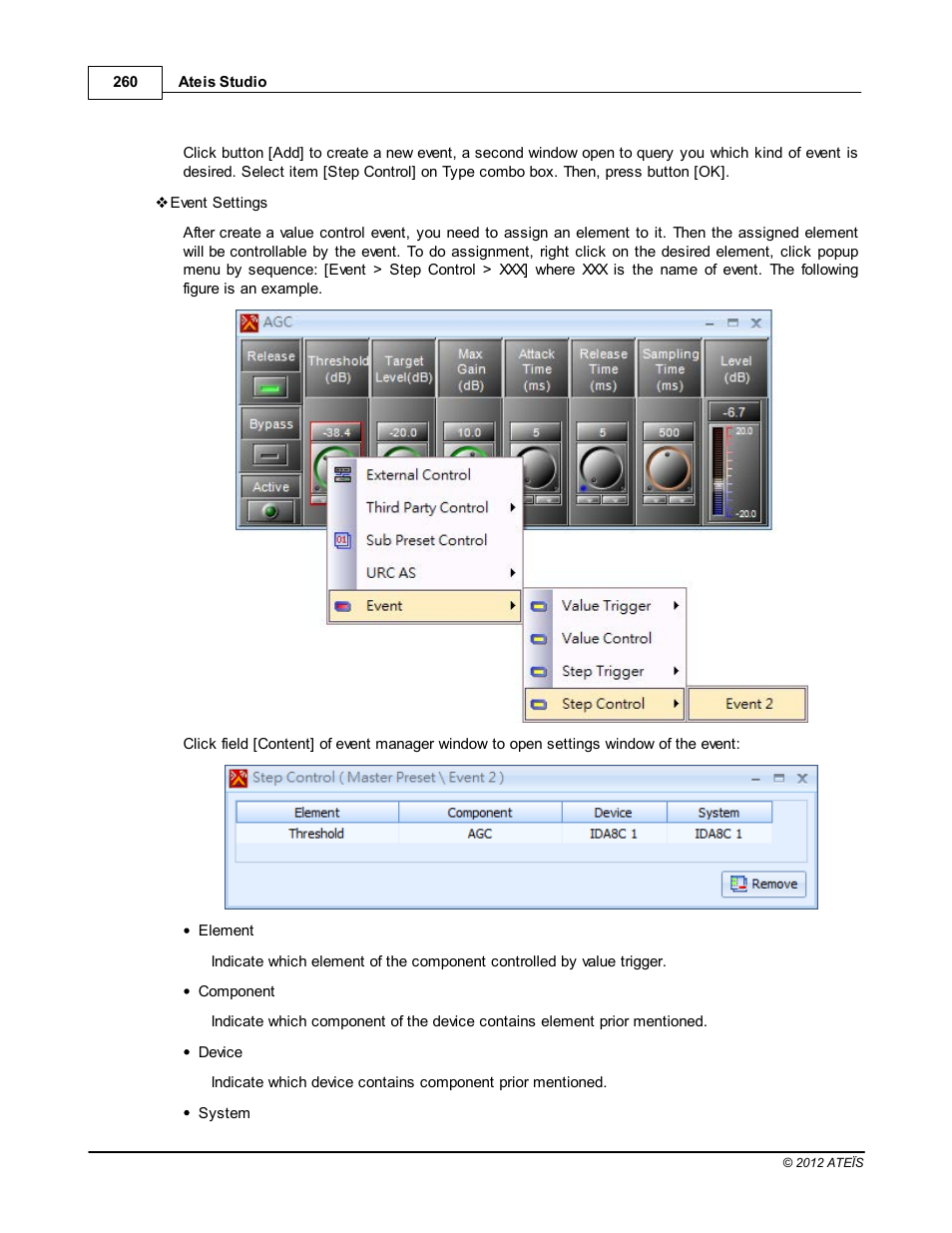 ATEIS IDA8C User Manual | Page 260 / 446