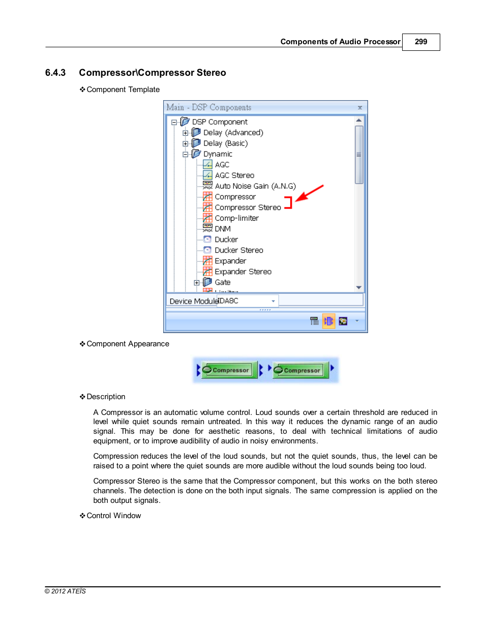 Compressor\compressor stereo | ATEIS IDA8C User Manual | Page 299 / 446