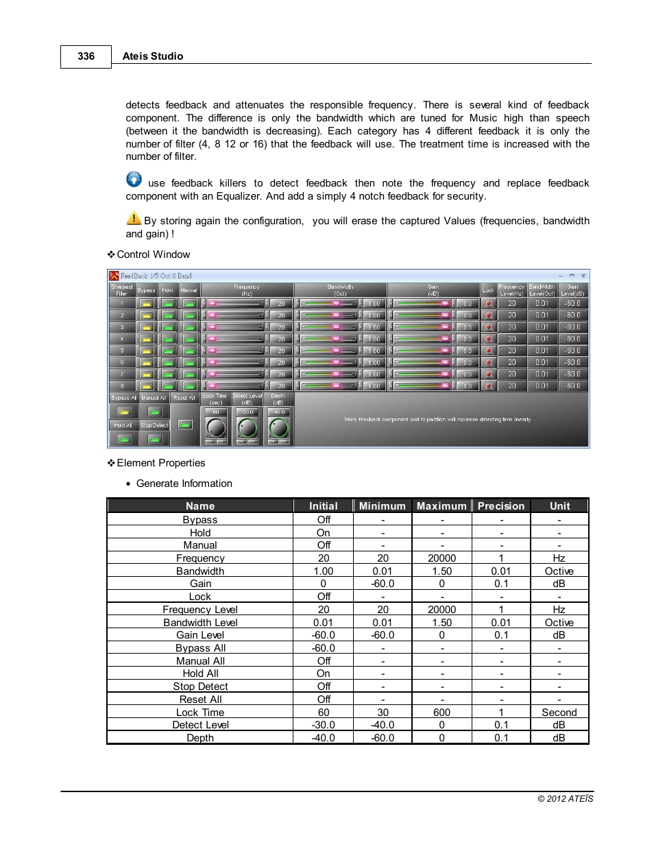 ATEIS IDA8C User Manual | Page 336 / 446