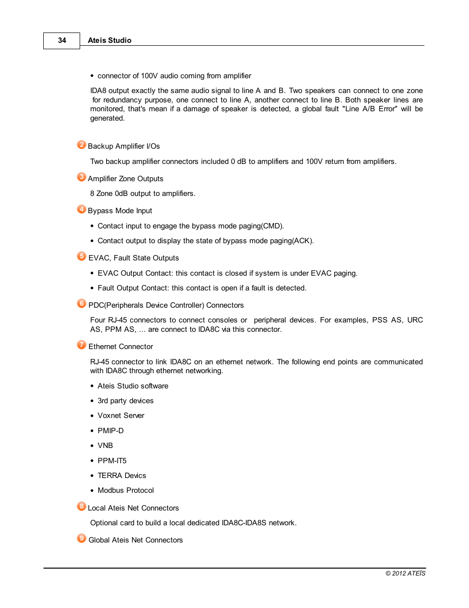 ATEIS IDA8C User Manual | Page 34 / 446