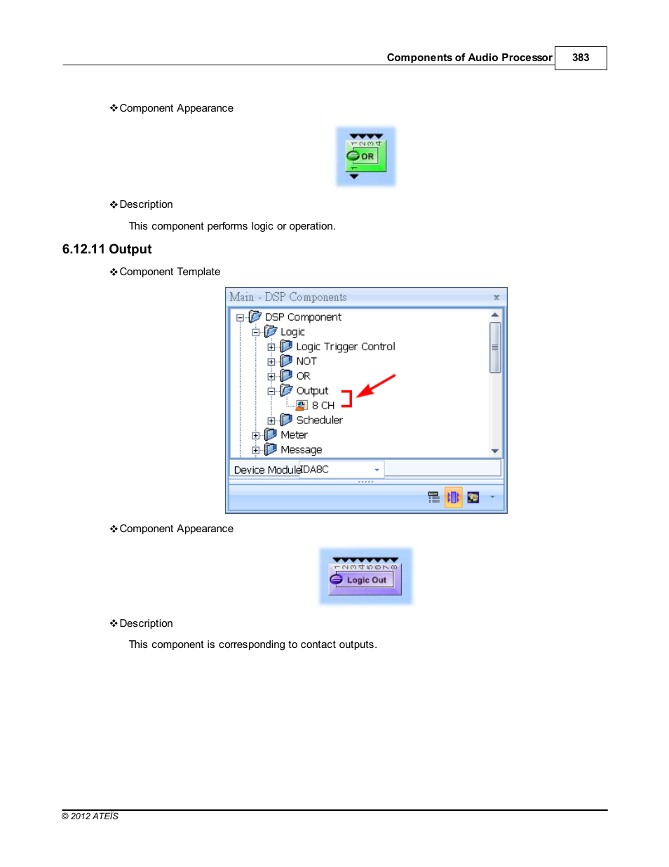 Output | ATEIS IDA8C User Manual | Page 383 / 446