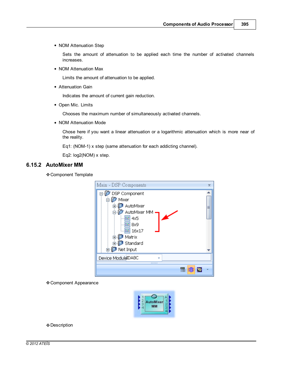 Automixer mm | ATEIS IDA8C User Manual | Page 395 / 446