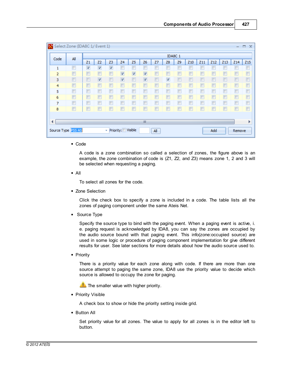 ATEIS IDA8C User Manual | Page 427 / 446