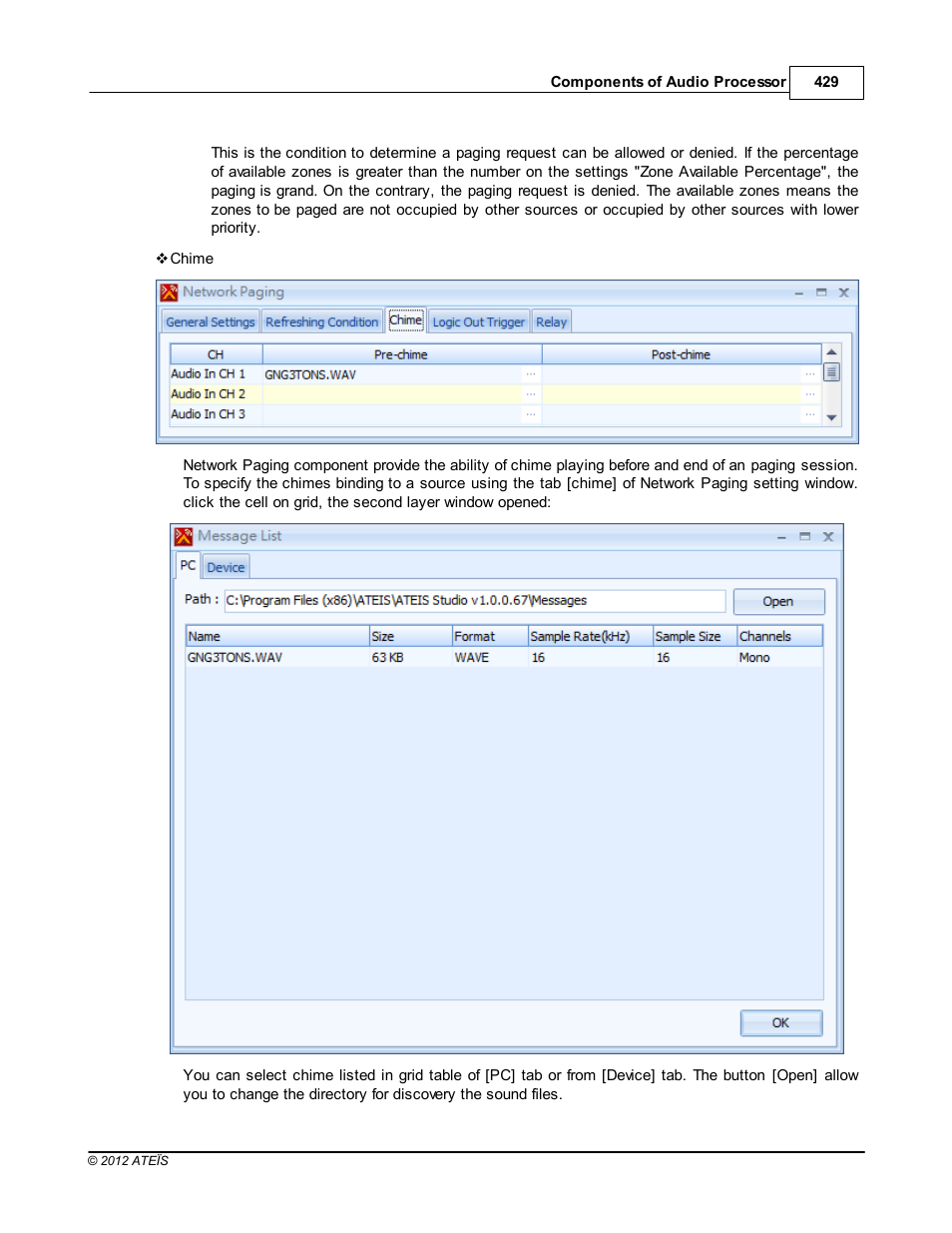 ATEIS IDA8C User Manual | Page 429 / 446