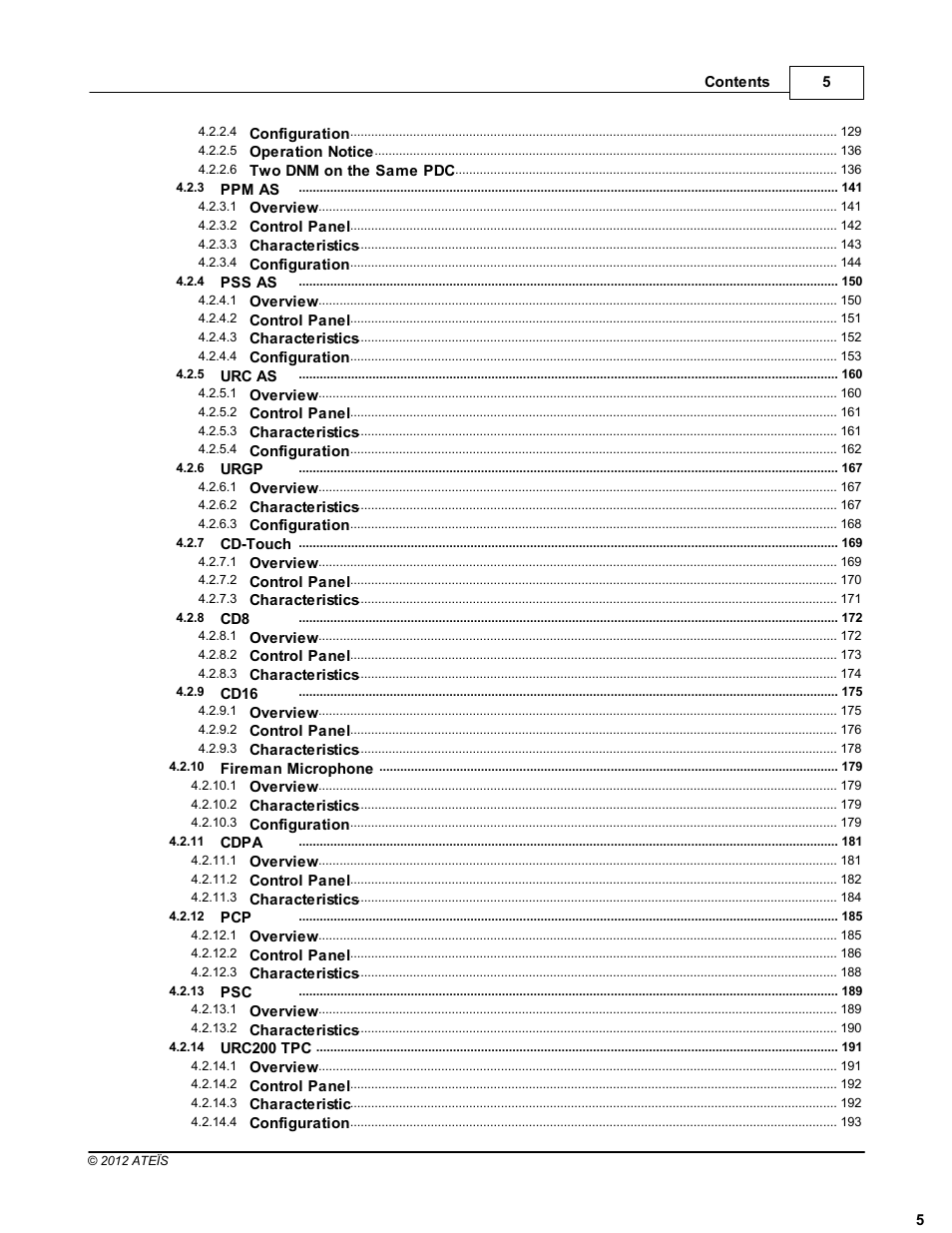 ATEIS IDA8C User Manual | Page 5 / 446
