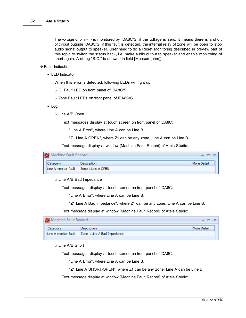 ATEIS IDA8C User Manual | Page 82 / 446