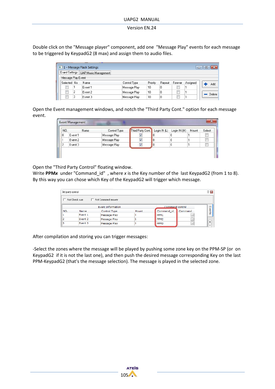 ATEIS UAPg2 User Manual | Page 105 / 224