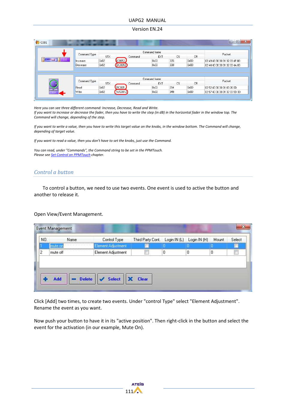 ATEIS UAPg2 User Manual | Page 111 / 224