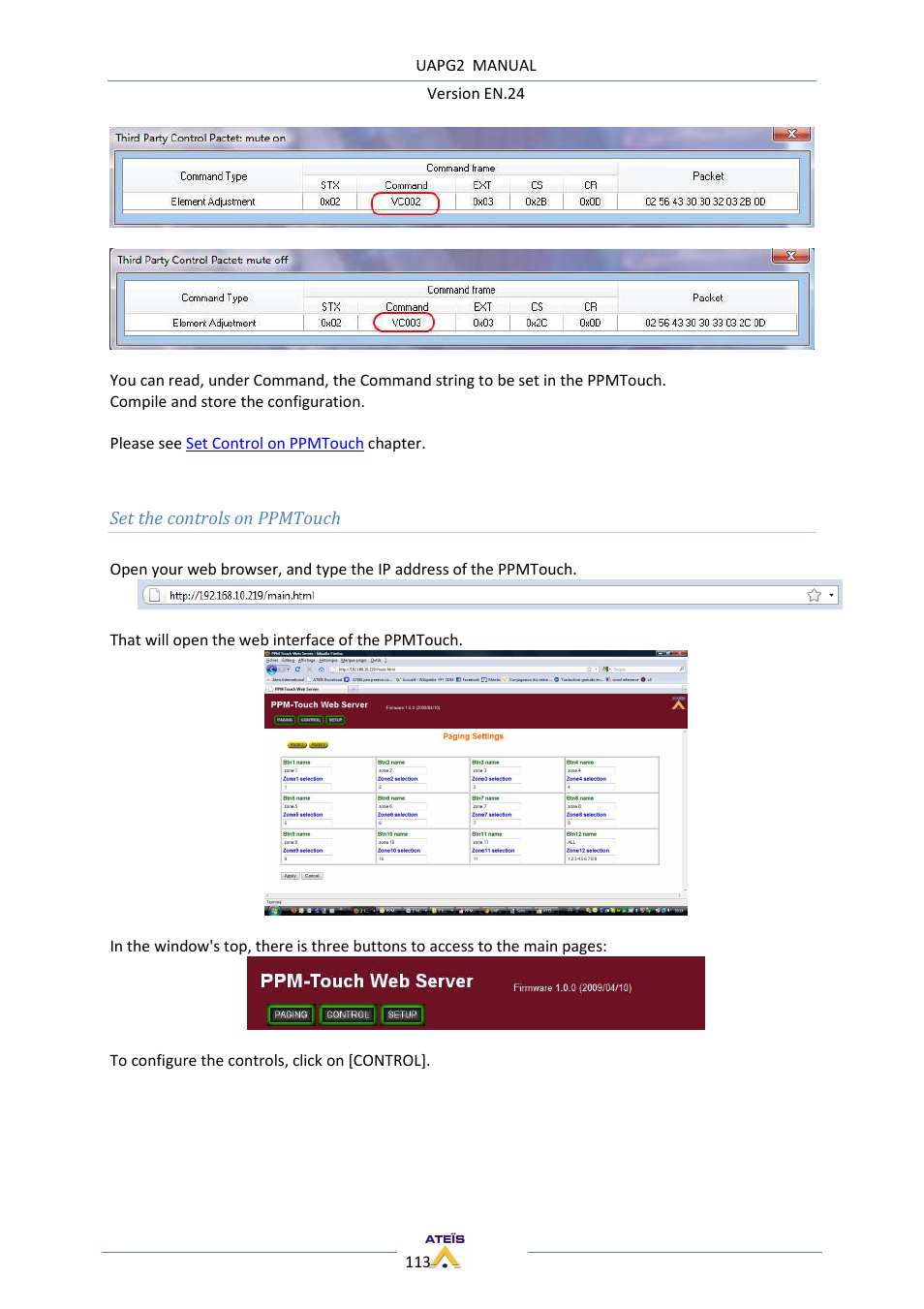 ATEIS UAPg2 User Manual | Page 113 / 224