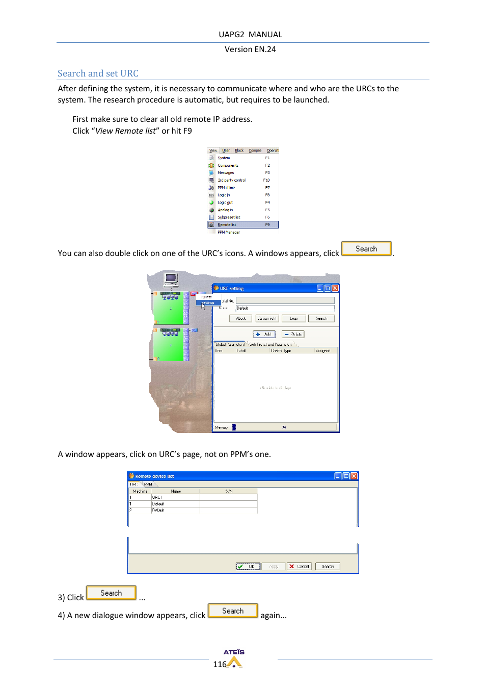 ATEIS UAPg2 User Manual | Page 116 / 224