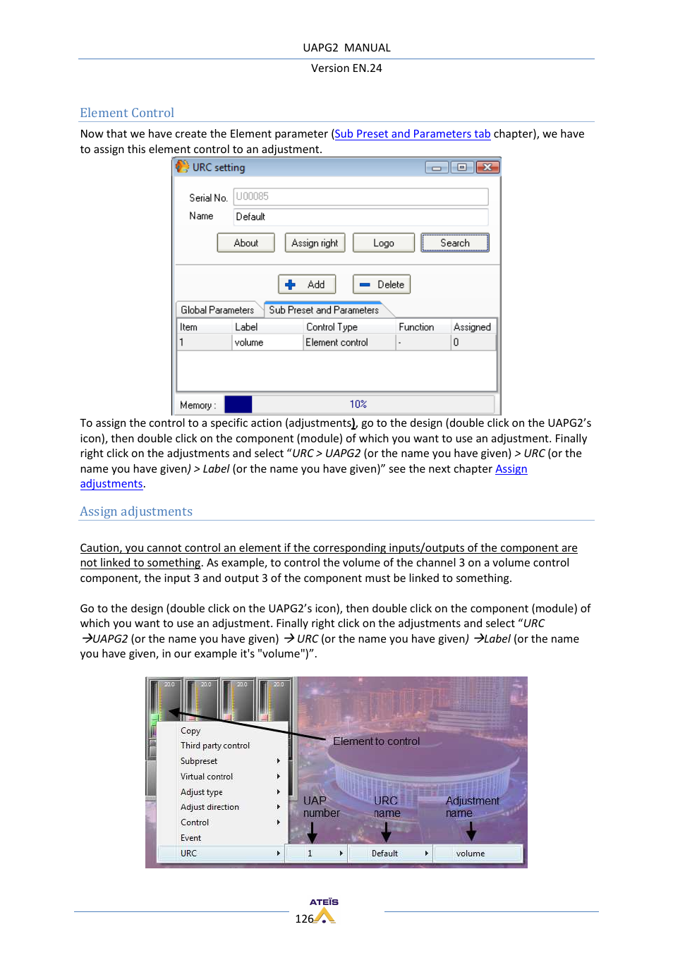 ATEIS UAPg2 User Manual | Page 126 / 224