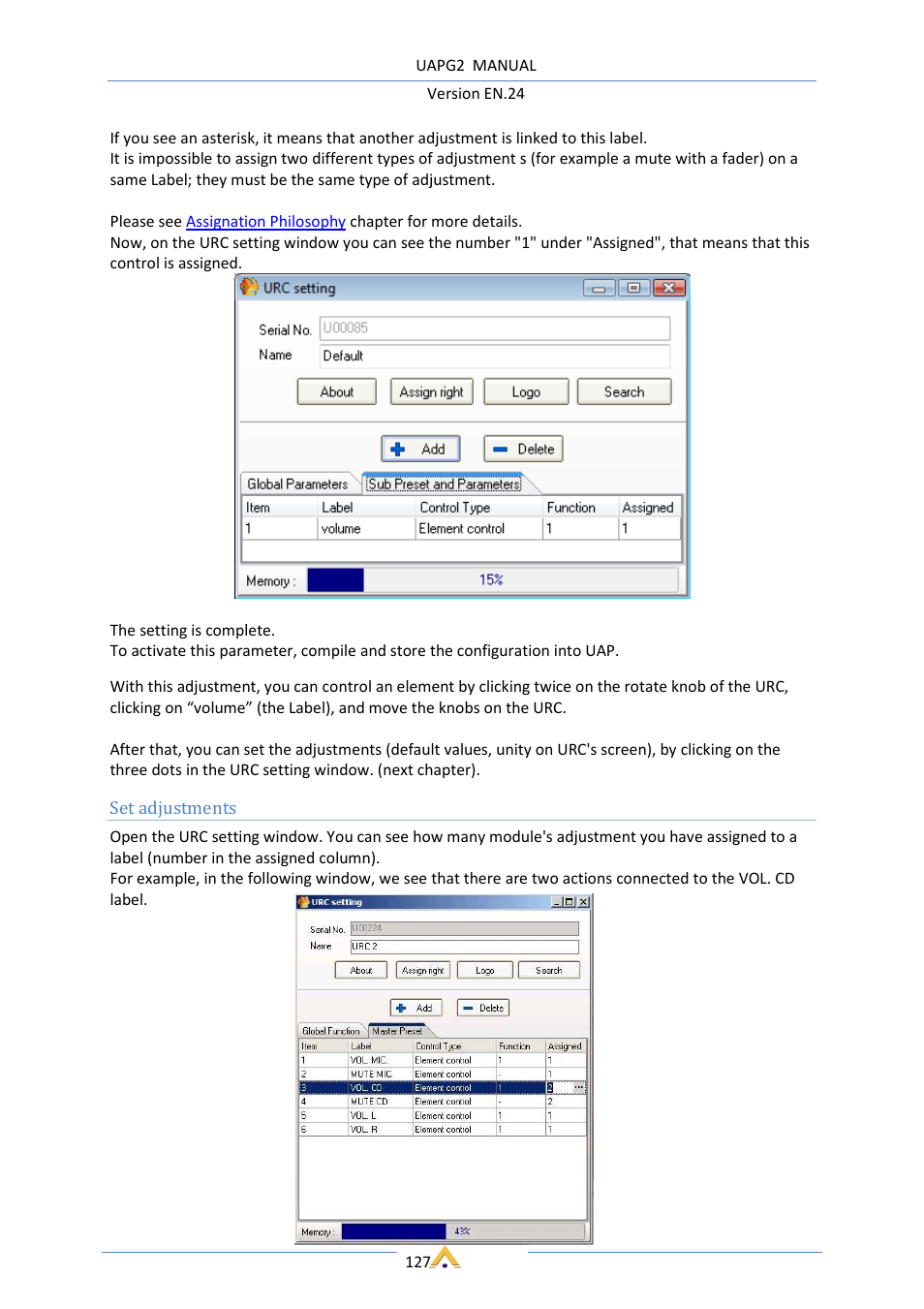 ATEIS UAPg2 User Manual | Page 127 / 224