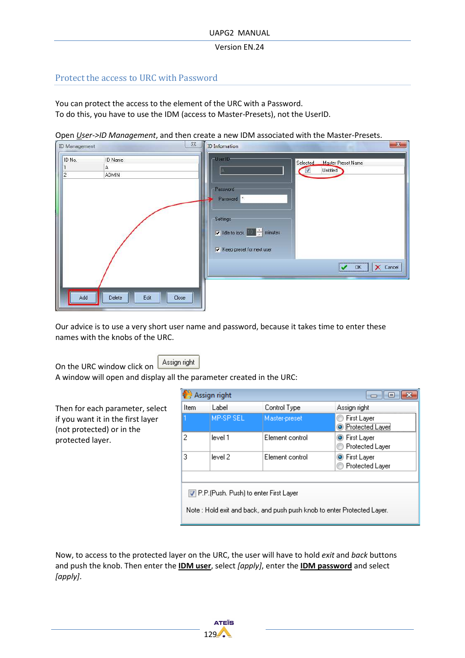 ATEIS UAPg2 User Manual | Page 129 / 224