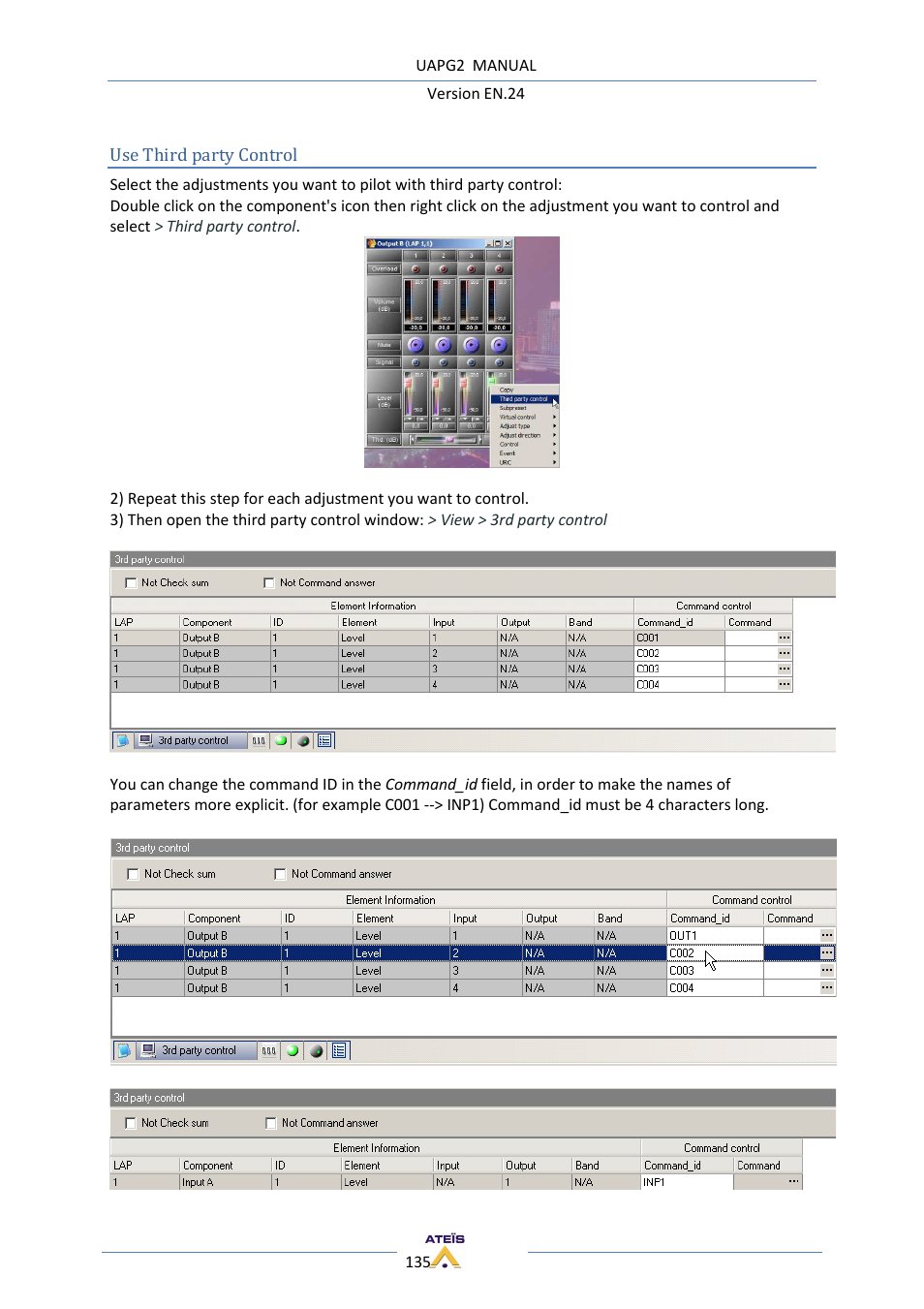 ATEIS UAPg2 User Manual | Page 135 / 224