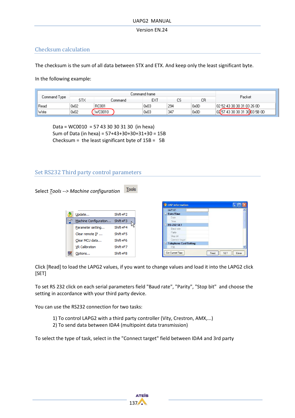 ATEIS UAPg2 User Manual | Page 137 / 224