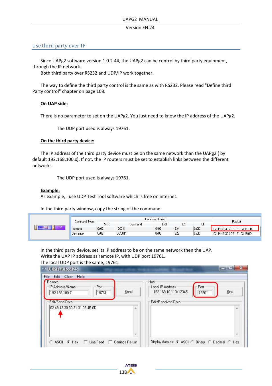 ATEIS UAPg2 User Manual | Page 138 / 224