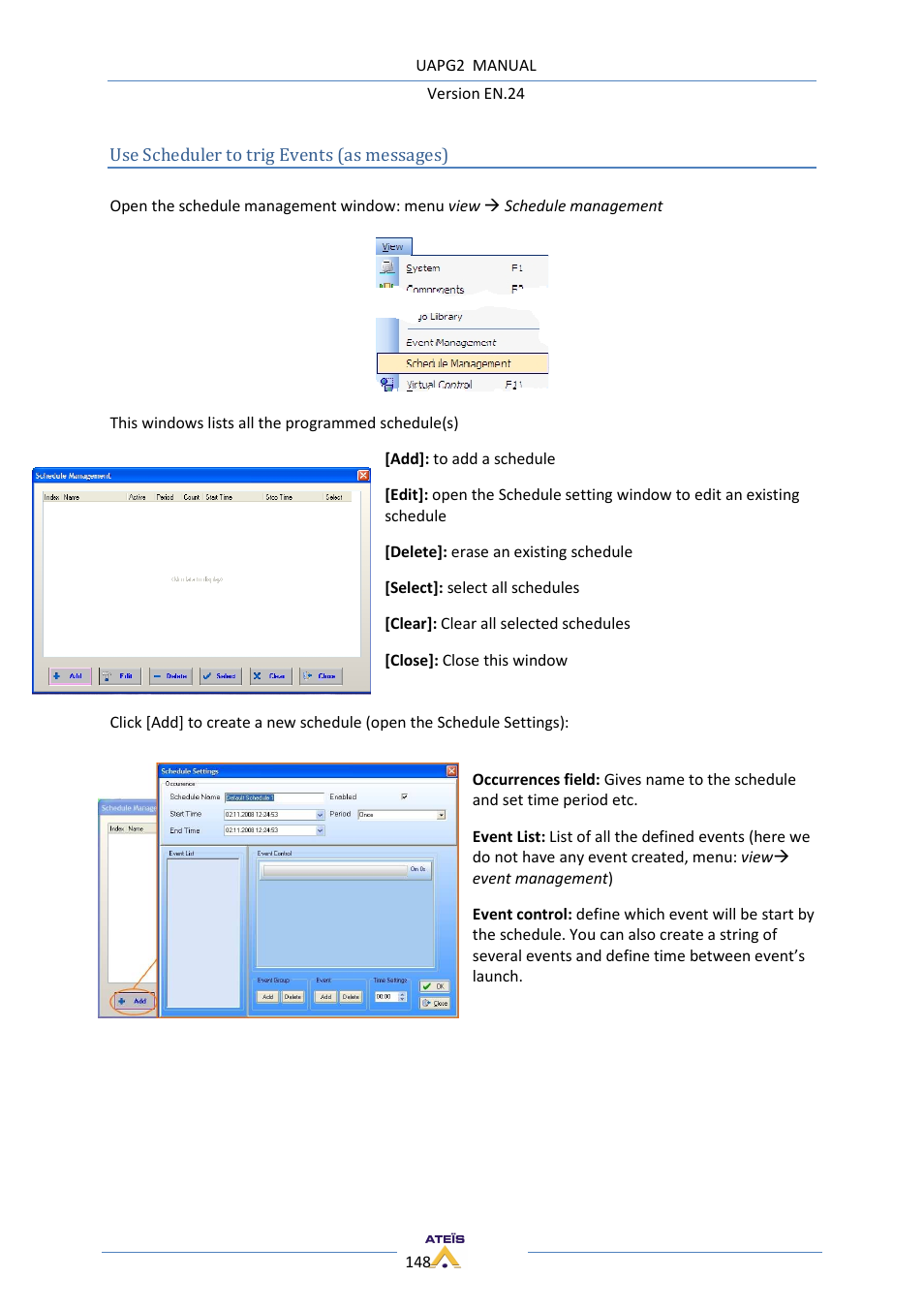 ATEIS UAPg2 User Manual | Page 148 / 224