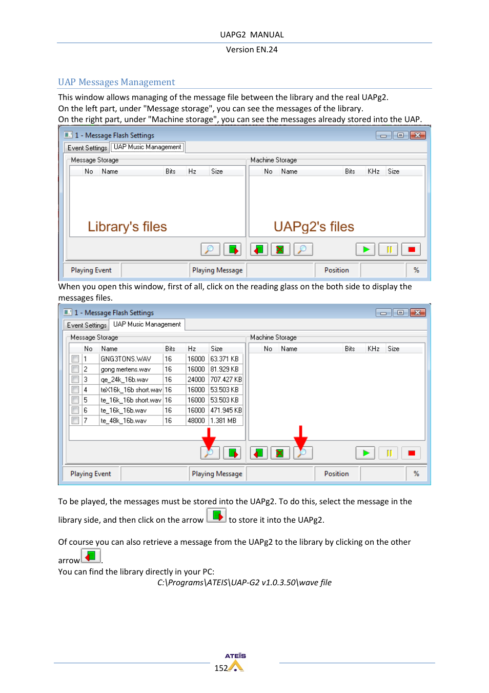 ATEIS UAPg2 User Manual | Page 152 / 224