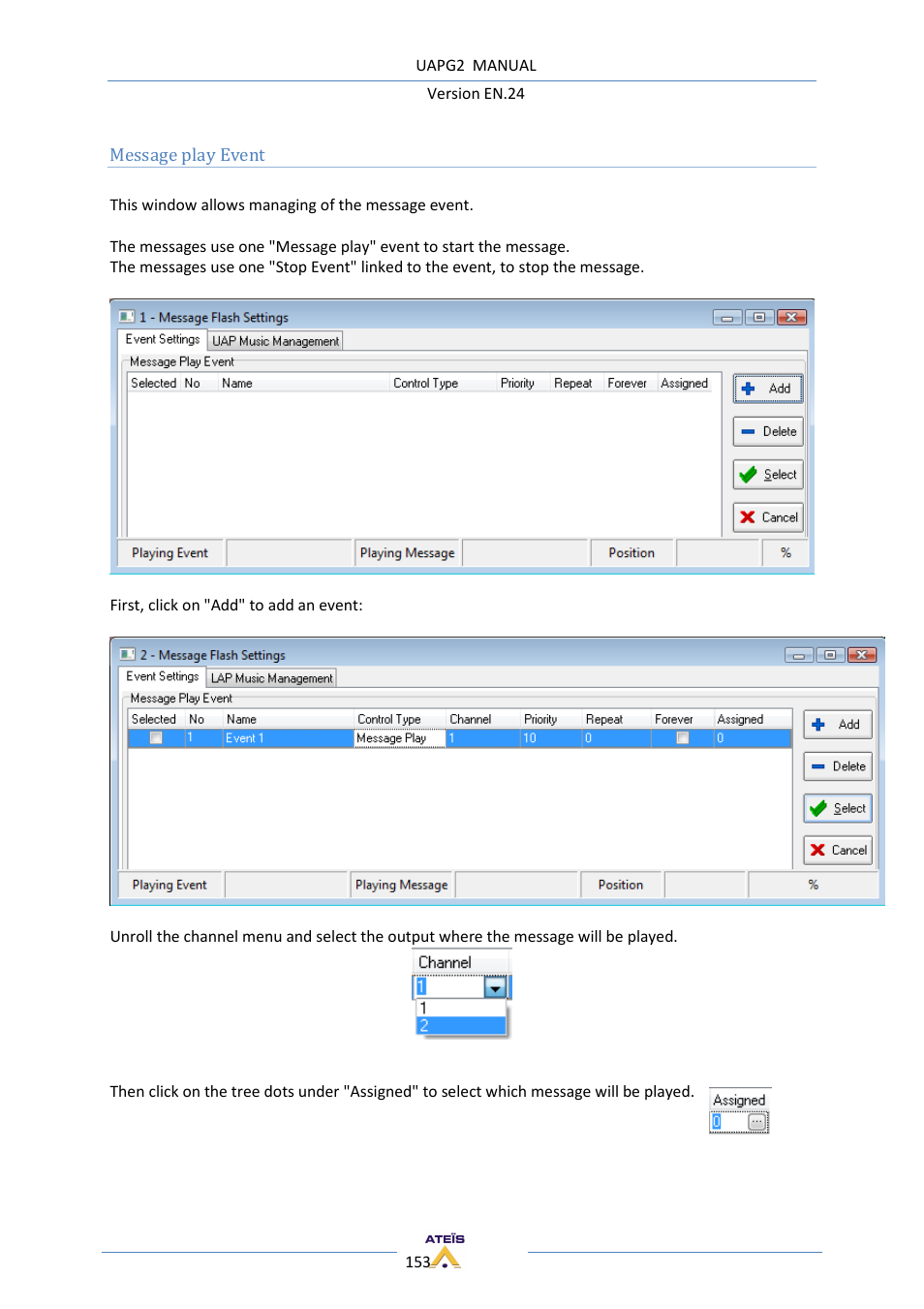 ATEIS UAPg2 User Manual | Page 153 / 224