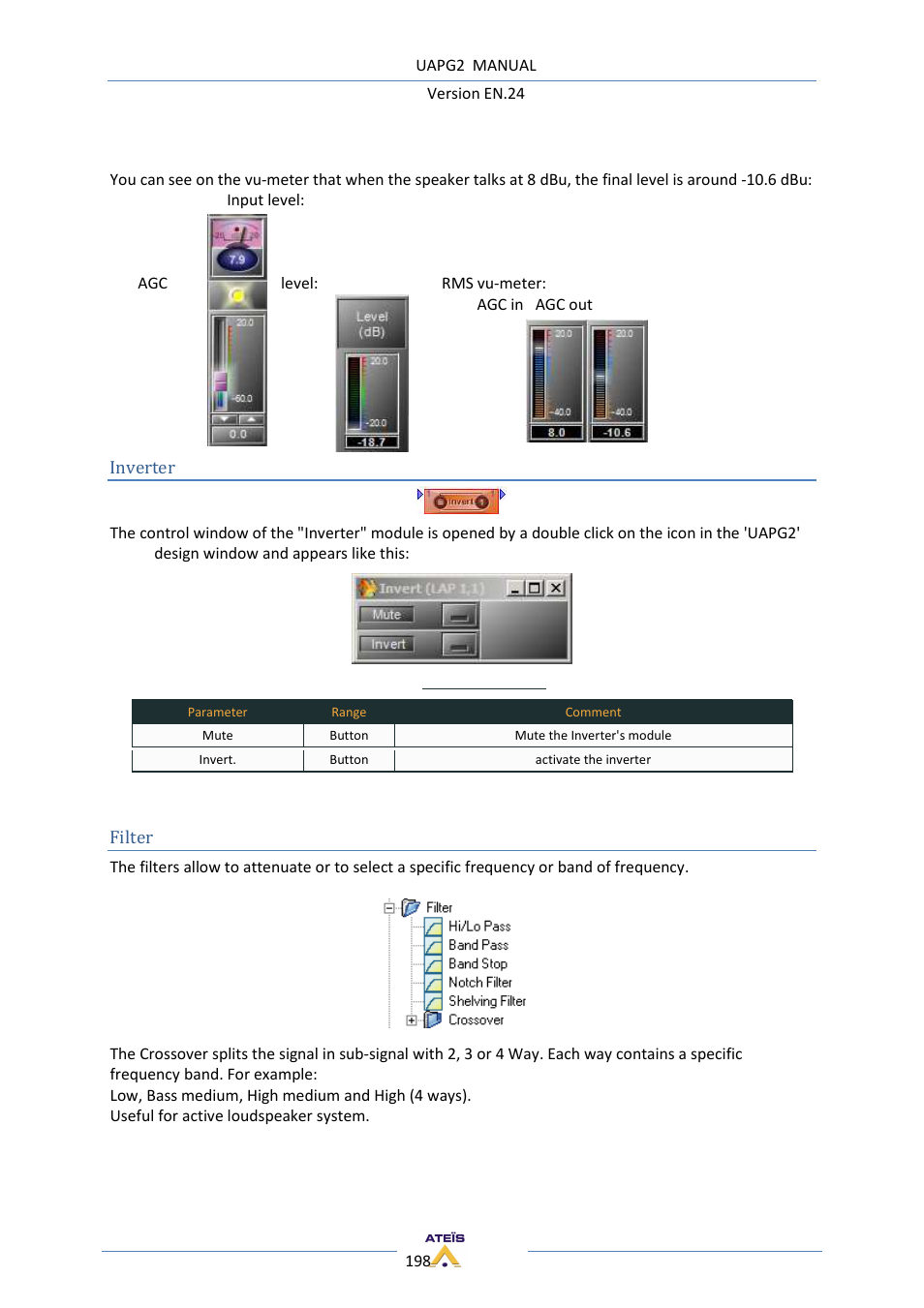 ATEIS UAPg2 User Manual | Page 198 / 224