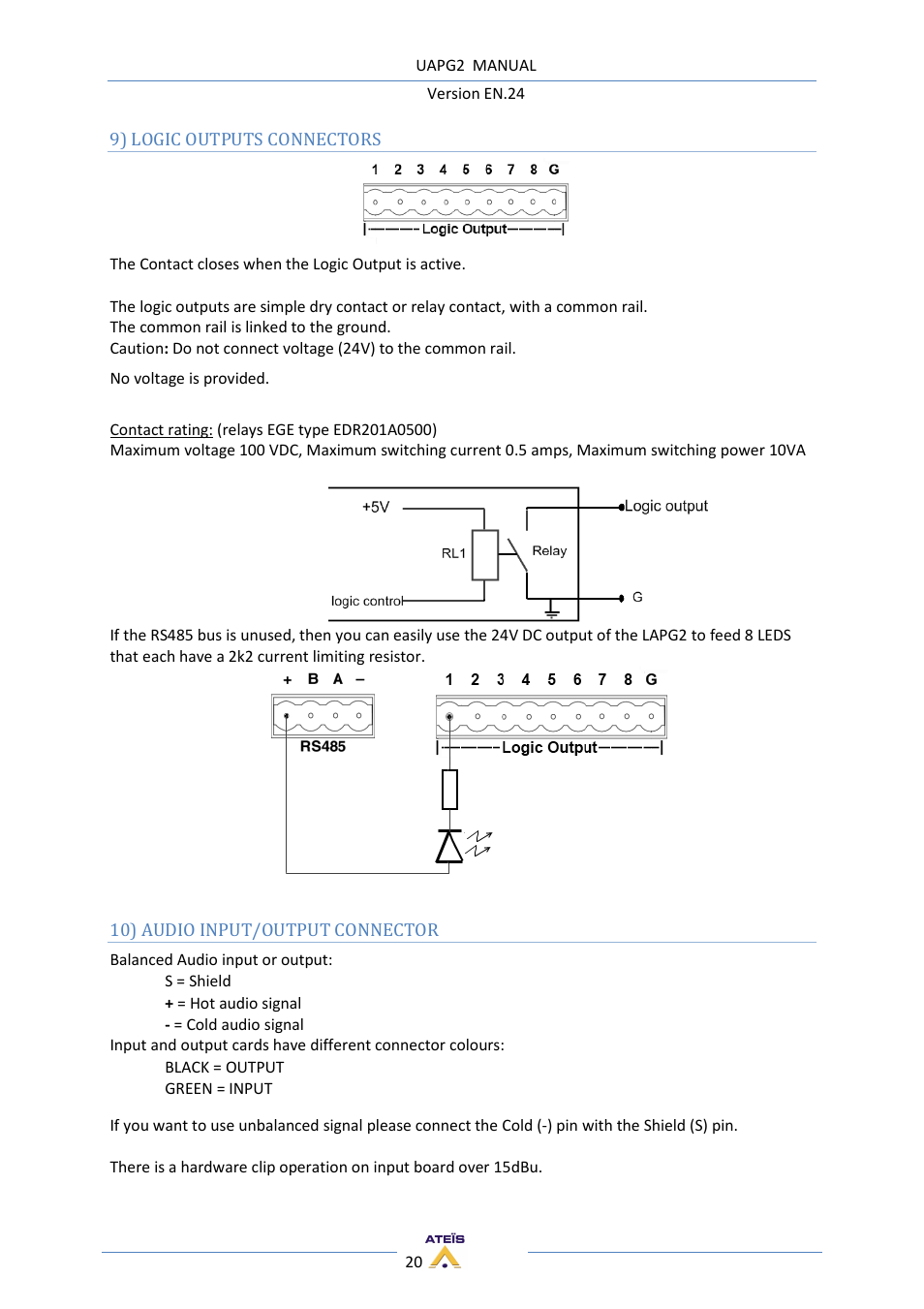 ATEIS UAPg2 User Manual | Page 20 / 224