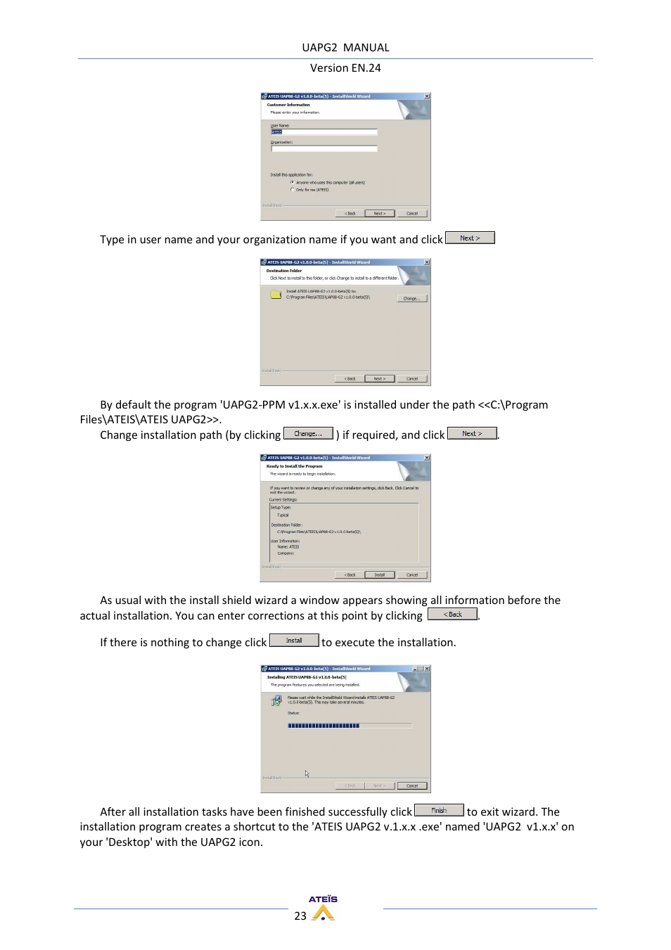 ATEIS UAPg2 User Manual | Page 23 / 224