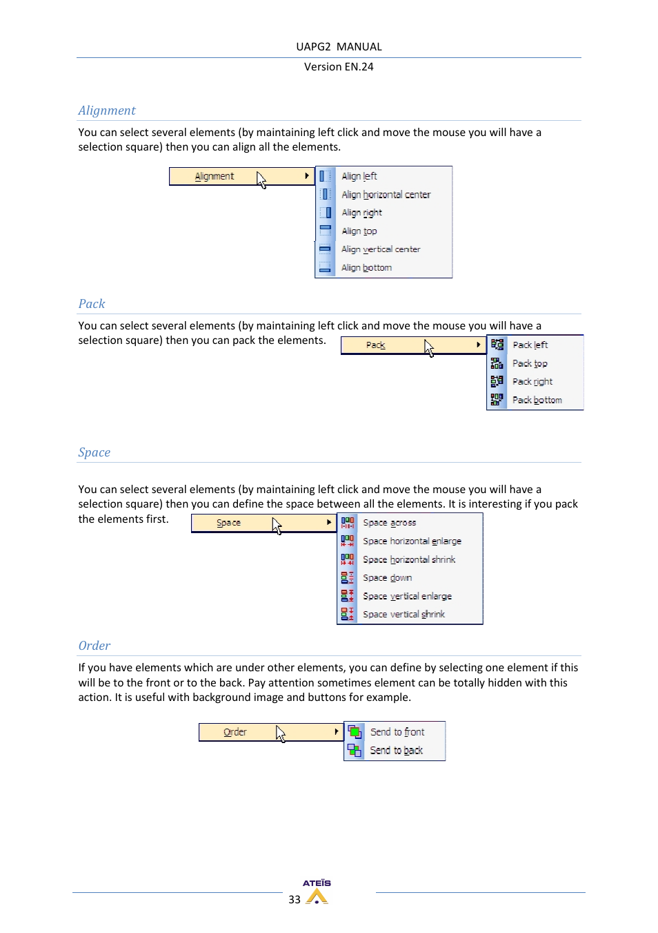 ATEIS UAPg2 User Manual | Page 33 / 224