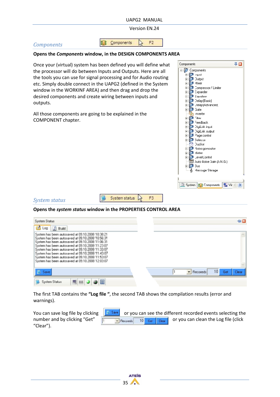 ATEIS UAPg2 User Manual | Page 35 / 224