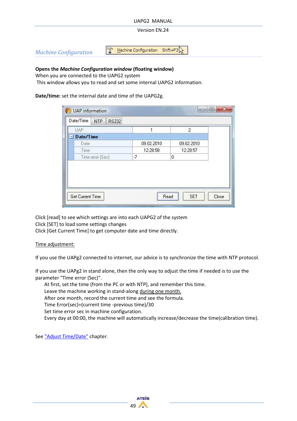 ATEIS UAPg2 User Manual | Page 49 / 224