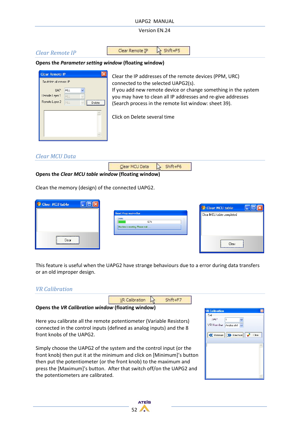 ATEIS UAPg2 User Manual | Page 52 / 224