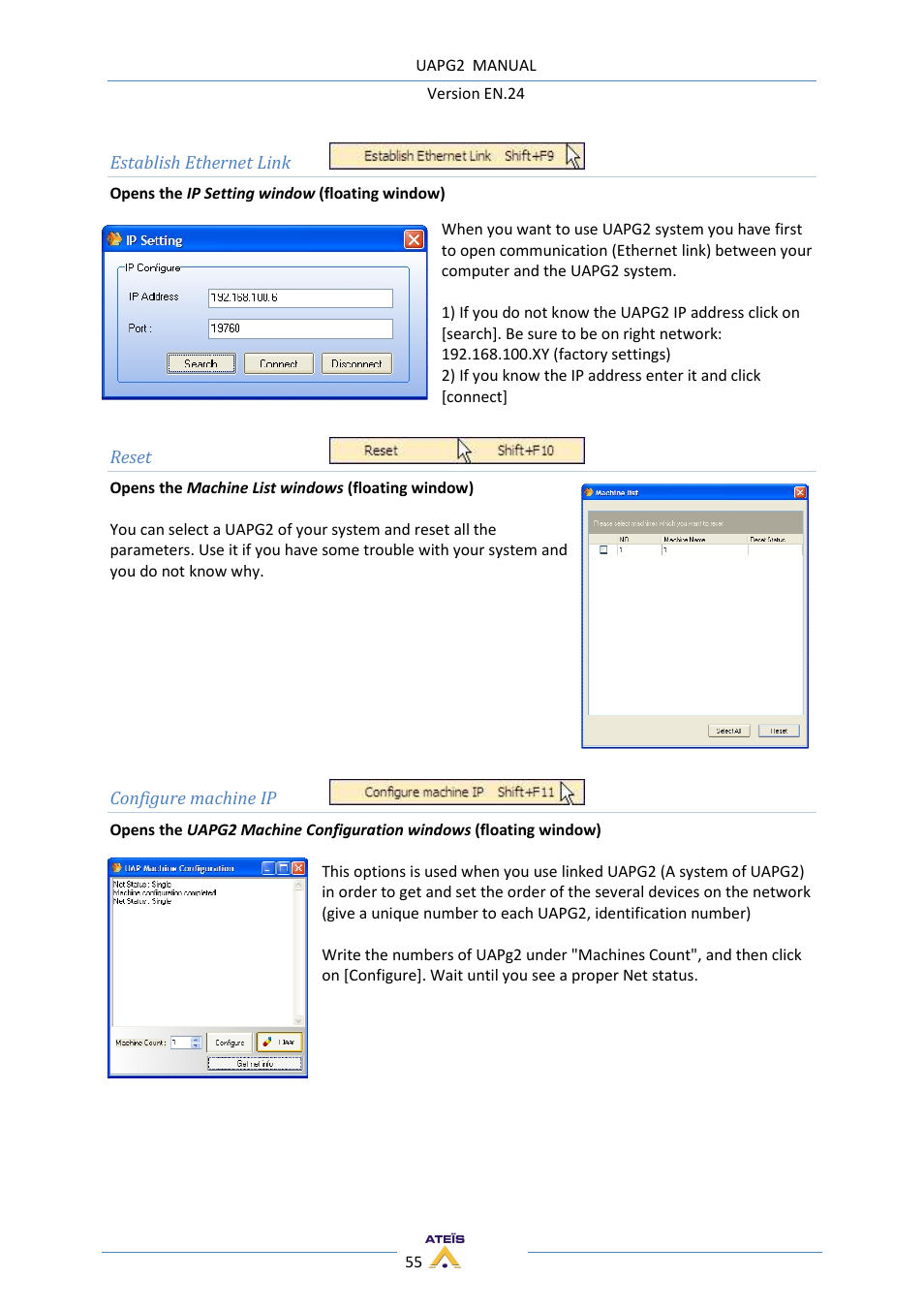 ATEIS UAPg2 User Manual | Page 55 / 224
