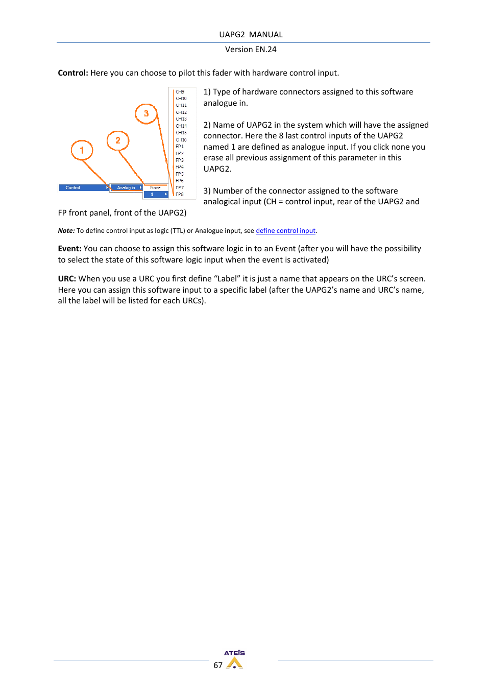 ATEIS UAPg2 User Manual | Page 67 / 224
