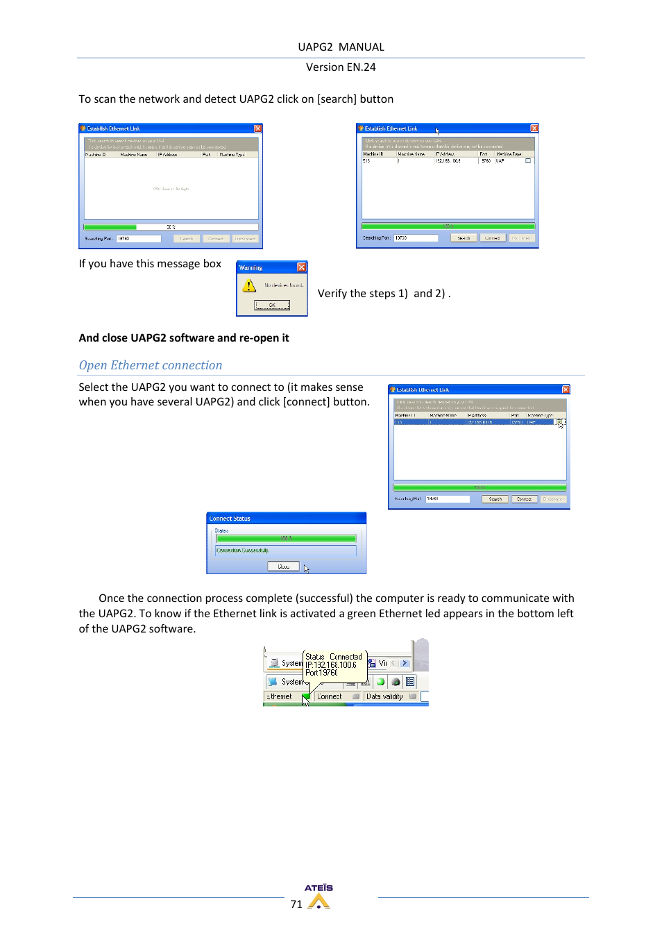 ATEIS UAPg2 User Manual | Page 71 / 224