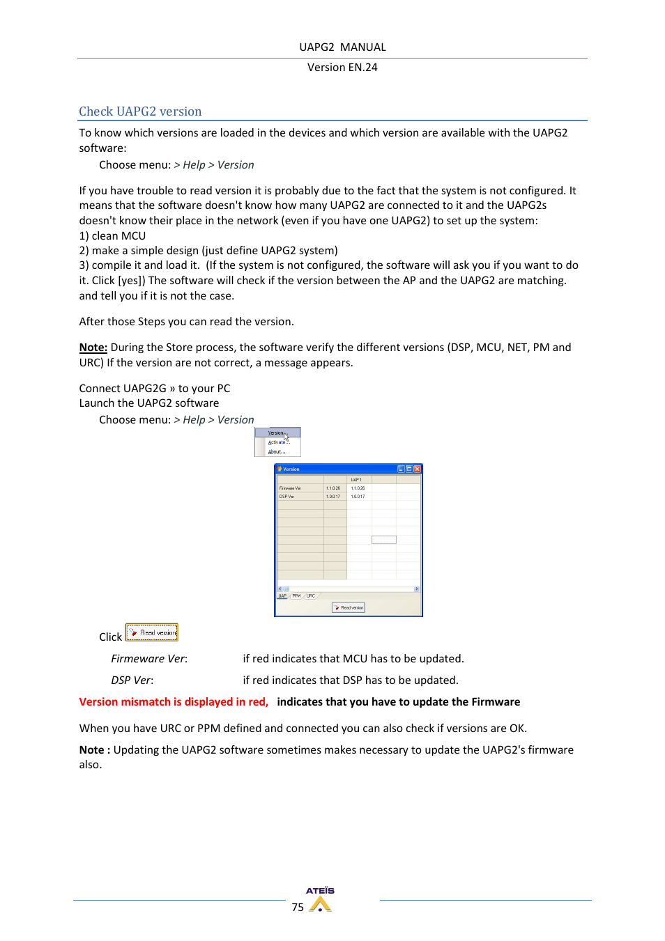 ATEIS UAPg2 User Manual | Page 75 / 224