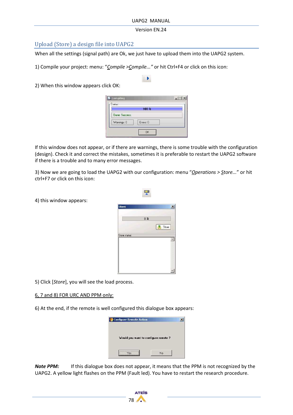 ATEIS UAPg2 User Manual | Page 78 / 224