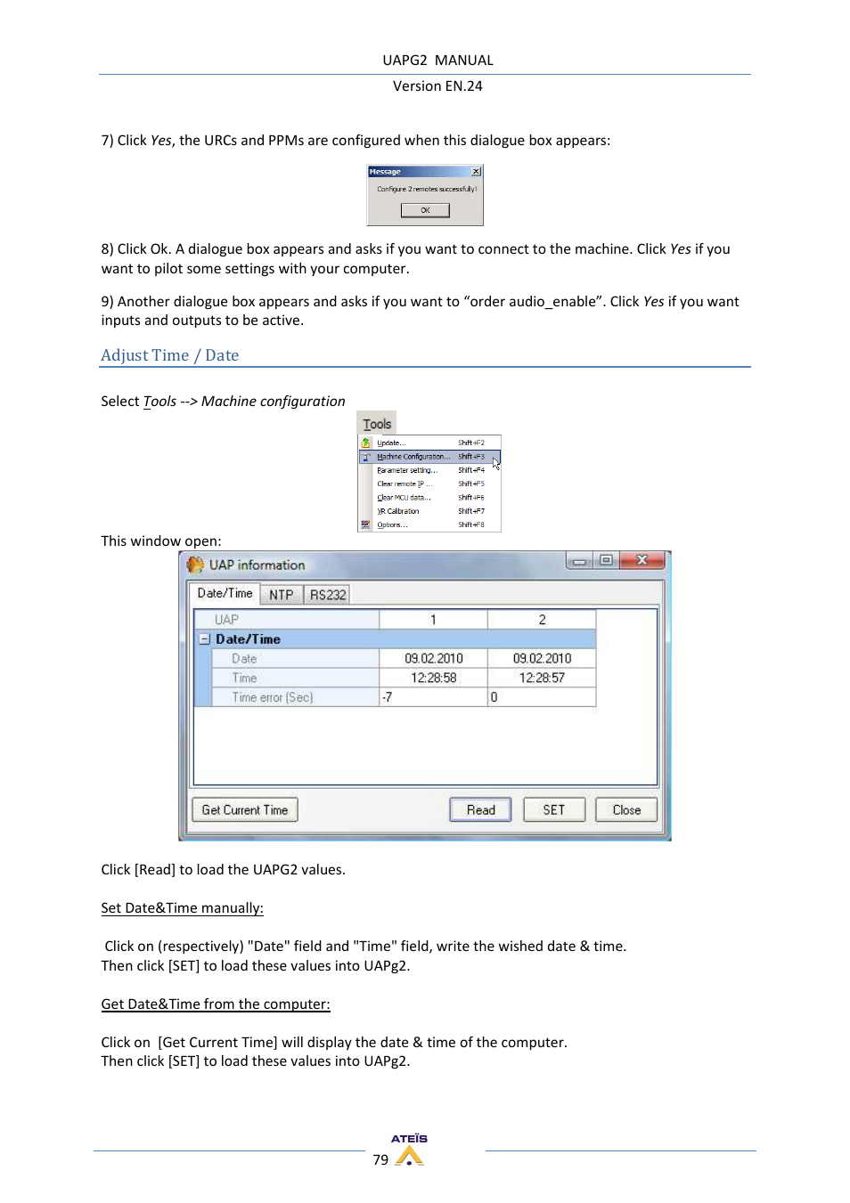 ATEIS UAPg2 User Manual | Page 79 / 224